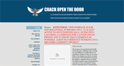 Desktop Screenshot of crackopenthedoor.com